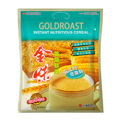 GOLDROAST 金味 冲饮麦片强化钙低聚糖营养麦片600g*1袋燕麦速食早餐代餐零食