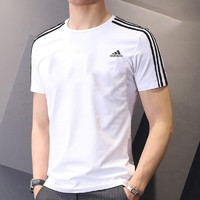 adidas 阿迪达斯 M 3s T 男子运动T恤 GM2156 白 XXL
