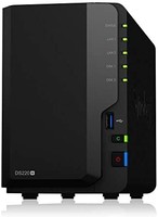 Synology 群晖 DiskStation DS220+ 网络存储服务器 [2槽 \\/ 配备四核CPU\\/搭载2GB内存] NAS套装