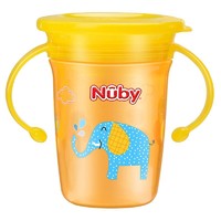 Nuby 努比 10410 儿童学饮魔术杯 240ml 大象