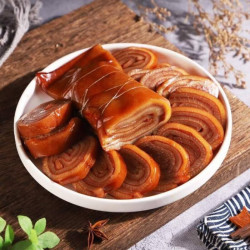 manluxiang满鲁香  五香阿胶猪皮卷  260g*3袋