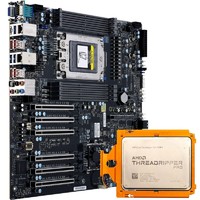 SUPERMICRO 超微 M12SWA-TF AMD3995WX工作站主板4个M.2撕裂者PRO 单主板