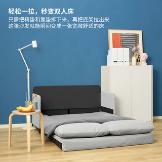 IKEA 宜家 ANGOM安奥姆两人沙发床折叠两用小户型坐卧两用床实用