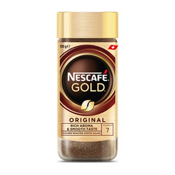 Nestlé 雀巢 瑞士进口金牌100g*1瓶法式烘焙美式黑咖啡速溶至臻原味提神