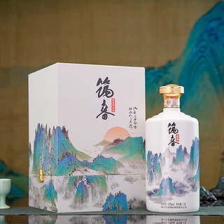 筑春 贵州筑春江山如画 53度 1500ml  贵州茅台镇酱香型白酒