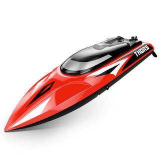 优迪玩具 UDI902 闪电威龙仿真快艇 遥控船 加大版 42.5cm 红色