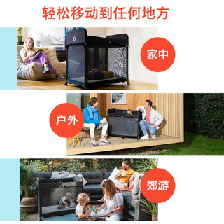 博格步（BUGABOO）博格步（BUGABOO）BEE6城市型婴儿推车+婴儿床套装 Bee6黑架+婴儿床（颜色备注）