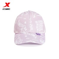 XTEP 特步 运动帽男女秋冬季新款鸭舌帽女情侣印花时尚遮阳潮棒球帽子