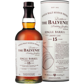 THE BALVENIE 百富 15年 雪莉桶 单一麦芽 苏格兰威士忌 700ml