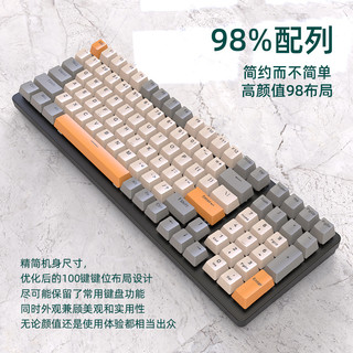 100键有线机械键盘青柚红柚电竞游戏笔记热插拔1669