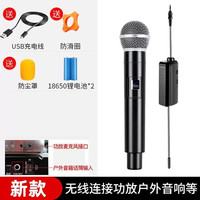 金正（NINTAUS）万能无线话筒U段一拖二连音响卡拉ok唱k歌麦克风家用ktv通用 L11单话筒可重复充电（高清音质）
