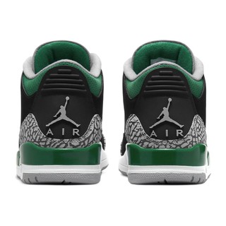 AIR JORDAN 正代系列 Air Jordan 3 Retro 男子篮球鞋 CT8532-030 白色/绿色 42