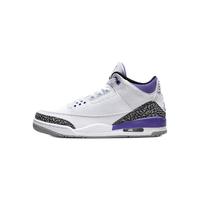 AIR JORDAN 正代系列 Air Jordan 3 Retro 男子篮球鞋 CT8532-105 紫色/白色 40.5