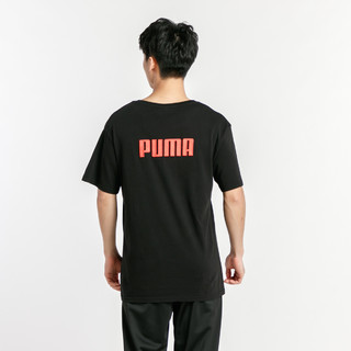 PUMA x HAN 男款纯棉百搭短袖男式T恤 黑标 XS 黑色