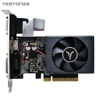 yeston 盈通 GT710 64Bit 家用办公电脑 高清游戏独立显卡  GT710 2G D3 战神