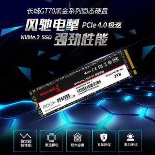 Great Wall 长城 GT70 2TB SSD固态硬盘M.2 支持PS5 NVMe协议