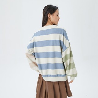 Gap女装春季款 LOGO泡泡袖法式圈织软卫衣521659潮流