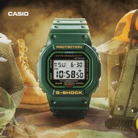 CASIO 卡西欧 海外旗舰店DW-5600RB小方块防水手表男官网官方正品G-SHOCK