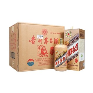 MOUTAI 茅台 生肖纪念 丙申猴年 酱香型白酒 53度 500ml*6瓶 整箱装