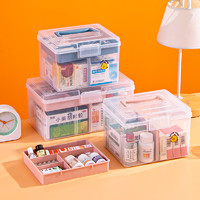 沃德百惠 家用医药箱家庭装药箱药品收纳盒子多层大容量儿童医疗大号急救箱