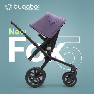 博格步（BUGABOO） FOX5博格步高景观婴儿推车可坐可躺双向儿童推车 麻灰篷-黑座 黑车架