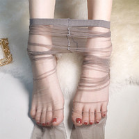 BONAS 宝娜斯 3条装丝袜超薄一线裆丝袜女隐形无痕