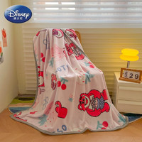Disney 迪士尼 亲肤卡通法兰绒毛毯 草莓熊