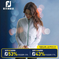 FOOTJOY 高尔夫服装新款FJ女士春秋防风时尚golf运动两面穿马甲 88283-白/蓝绿 S