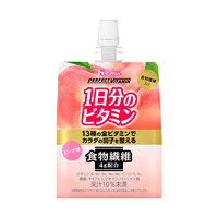 House 好侍 日本原装进口 每日维生素食物纤维果冻 桃子味 180g/个