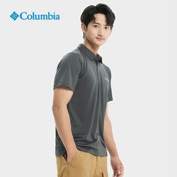 Columbia 哥伦比亚 户外夏男子透气休闲Polo衫男短袖AE1287 013(尺码偏小 建议拍大一码) L(180/100A)