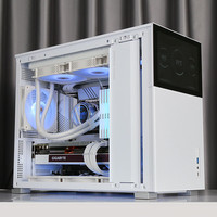 技嘉乔思伯D31白色电竞游戏直播mini水冷主机迷你发烧高端视频电脑13代I5设计DIY组装机 六:13700KF/32G/1TB/4070TI