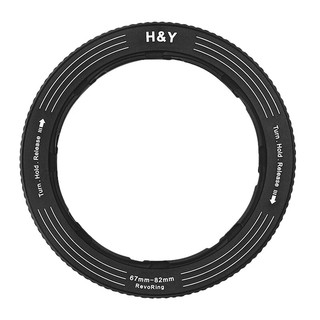 H&Y滤镜转接环 可调转接环 通用67-82mm镜头 一环多用 大转小 HY适用于佳能尼康富士索尼相机微单镜头