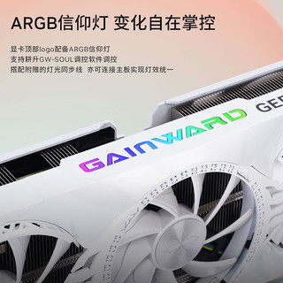 耕升（GAINWARD）RTX4070 12GB 支持DLSS 3 电竞游戏台式机电脑显卡 RTX4070 星极皓月OC+850W电源