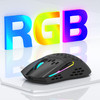Keychron M1无线鼠标中大手有线蓝牙三模RGB滑鼠左手鼠标3395电竞