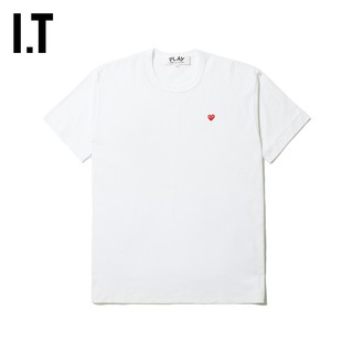 IT CDG PLAY COMME des GARÇONS川久保玲男装短袖T恤潮流爱心缝饰