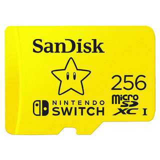 SanDisk 闪迪 256g内存卡ns任天堂switch游戏机sd卡512g存储卡tf卡micro sd