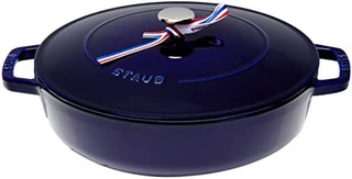 staub 珐宝 砂锅(28cm、3.7L、铸铁、深蓝色)