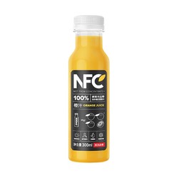 NONGFU SPRING 农夫山泉 NFC果汁鲜榨橙汁纯果汁饮料300ml*10瓶 非整箱