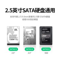JEYI 佳翼 i95 2.5英寸SATA机械硬盘盒通用固态SSD改移动外接读取器