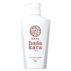 LION 狮王 HADAKARA 高保湿留香沐浴露 500ml