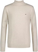 Calvin Klein 男童套头高领毛衣,徽标细节,罗纹领口和袖口