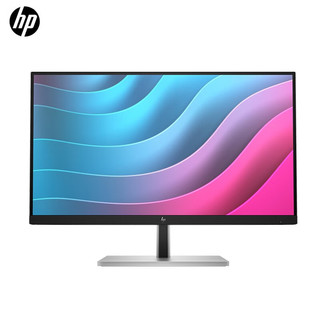 惠普（HP）E24 G5 23.8英寸FHD 75HZ显示器 IPS面板 升降旋转快拆支架 可壁挂 99%sRGB TUV爱眼低蓝光不闪办公显示屏