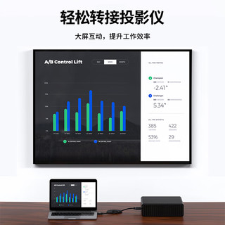 连拓 DP转HDMI转接线 4K高清连接线1.2版 DisplayPort转hdmi公对公视频线 电脑接电视转换器线