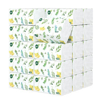 漫花 抽纸纸巾纸抽300张4包家用实惠装卫生纸餐巾纸面巾纸