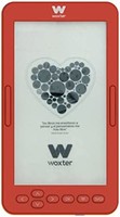 Woxter 电子书 Scriba Red-Compact阅读器 4.7 英寸 960 × 540 E-Ink Pearl 白色屏幕 EPUB PDF 2000 本书