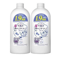 Kao 花王 儿童宝宝洗手液泡沫杀菌补充装380ml*2瓶