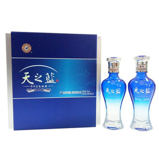 YANGHE 洋河 天之蓝 蓝色经典 52%vol 浓香型白酒 65ml*2瓶 双支装