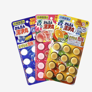 KOBAYASHI 小林制药 管道除味消臭片 5.5g*24片 水蜜桃香型+柑橘香型