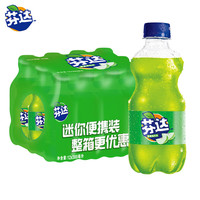 可口可乐 Coca-Cola芬达苹果味汽水迷你碳酸饮料300ml*12瓶整箱装小瓶装 苹果味芬达