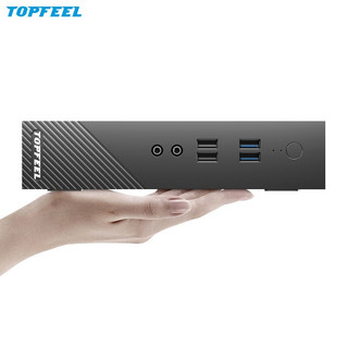 topfeel 极夜 总裁 T68A 9代酷睿版 商用台式机 黑色(酷睿i7-9700、核芯显卡、8GB、256GB SSD、风冷)